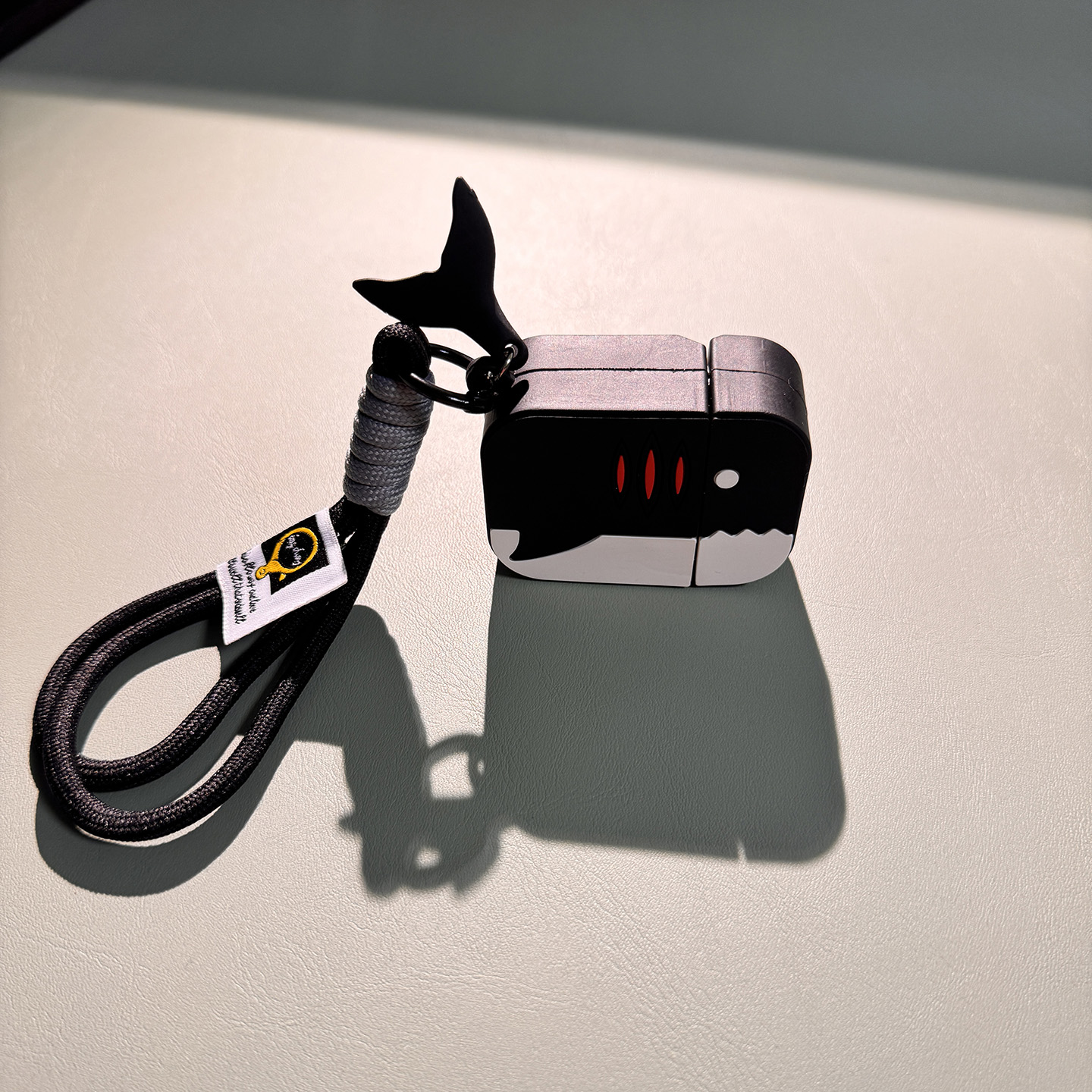 创意黑白鲨鱼耳机保护套适用Bose ultra保护套QC ultra壳开放式bose蓝牙耳机套盒软壳大鲨3三代小鲨4四2二代