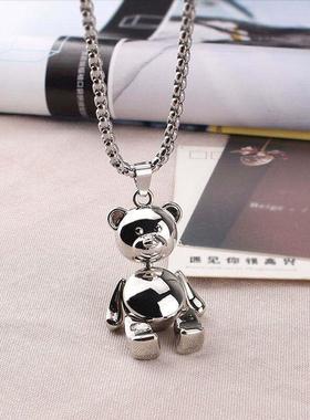 小众项链吊坠2025年小熊款项链