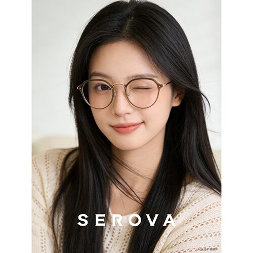 SEROVA施洛华眼镜框眼镜架眼睛框全框SC558 可定制近视镜片