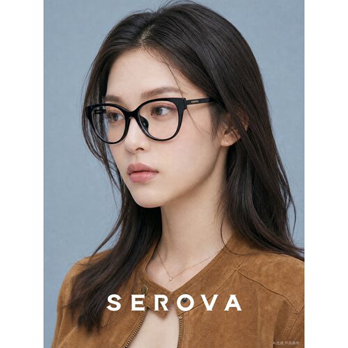 SEROVA施洛华眼镜框全框TR90合金眼镜架眼镜框SF908 可定制镜片