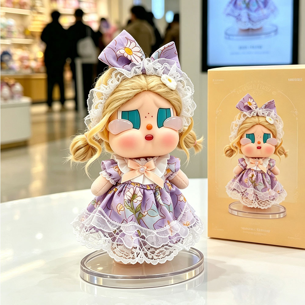 泡泡玛特哭娃的衣服crybab潮玩娃衣