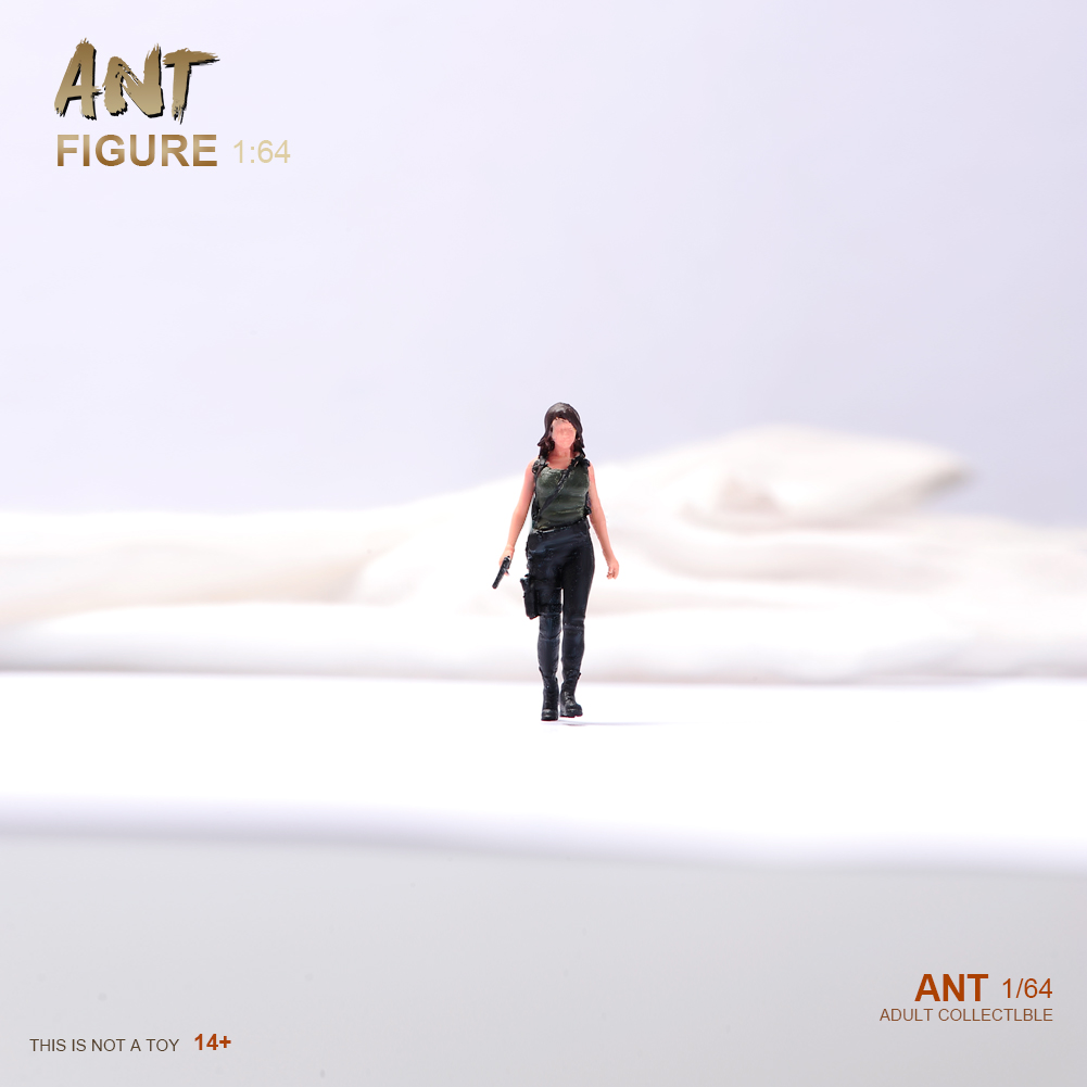 1/64树脂小人偶女杀手抢手ANT