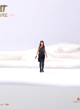 ANT AF202213-A 1/64 女抢手微缩模型沙盘手办树脂小人偶微拍摆件