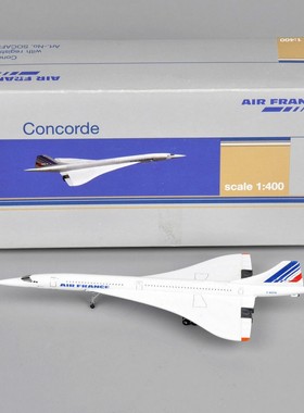 现货正版 Concorde 1/400 法国协和飞机 法航 1976-2003 模型摆件