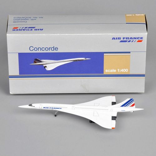 现货正版 Concorde 1/400 法国协和飞机 法航 1976-2003 模型摆件