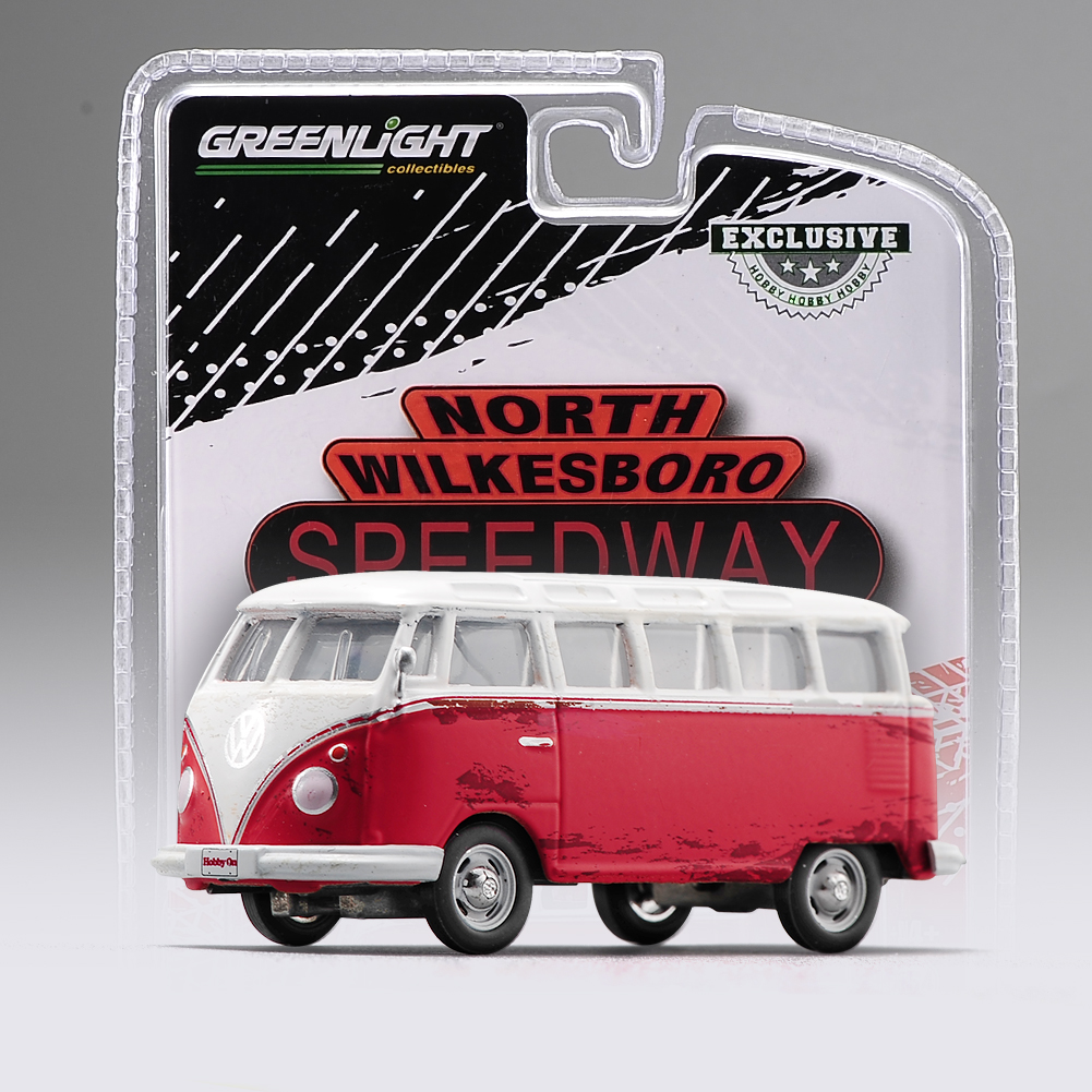 现货绿光 1/64  GreenLight 合金汽车模型 大众面包车 平板货车