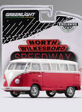 现货绿光 1/64  GreenLight 合金汽车模型 大众面包车 平板货车