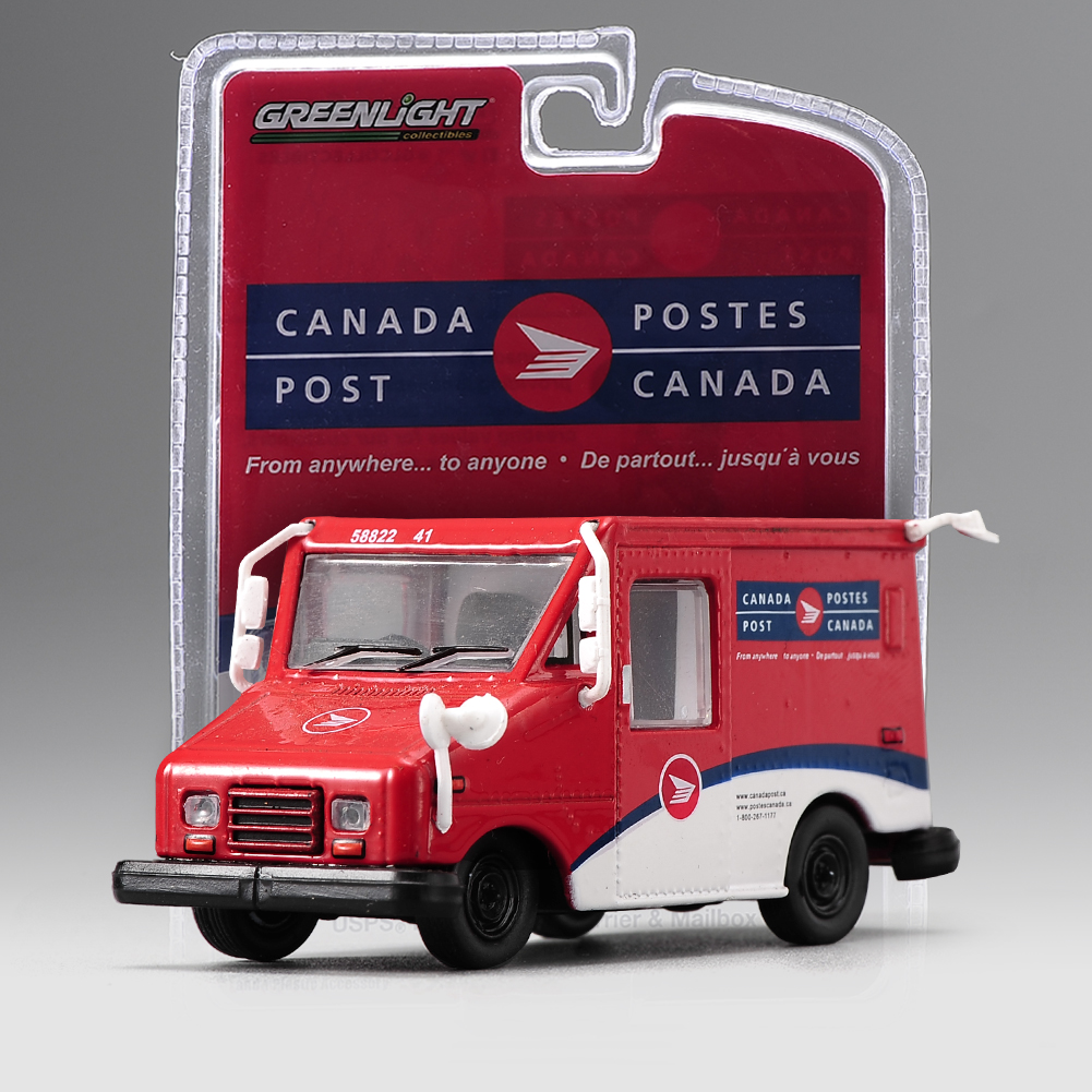 现货绿光 1/64 Greenlight 合金汽车模型 美国邮政车 LLV邮件承运