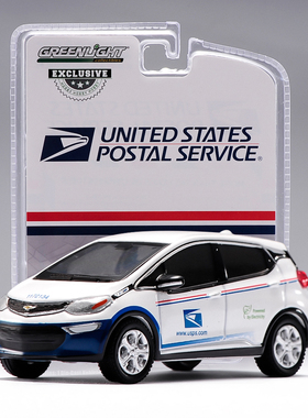 现货绿光GreenLight 1/64 2017款雪佛兰BOLT EV 合金汽车模型