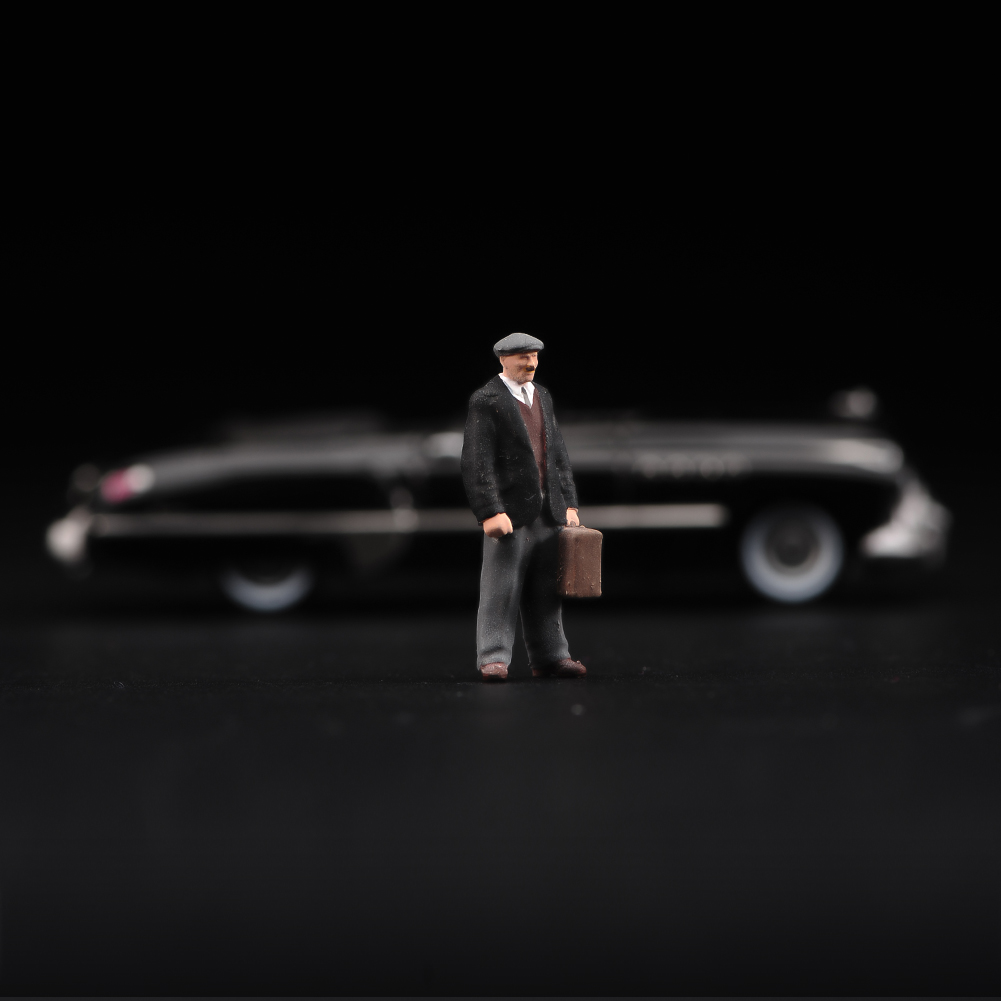 ANT 1/64 1/43 二战场景城镇人物微缩模型沙盘手办树脂小人偶微拍