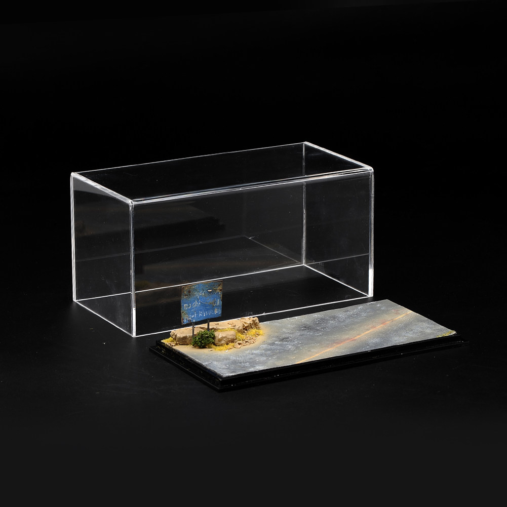 ANT 1/72  公路地台带亚克力罩 微缩模型沙盘手办树脂小人偶微拍