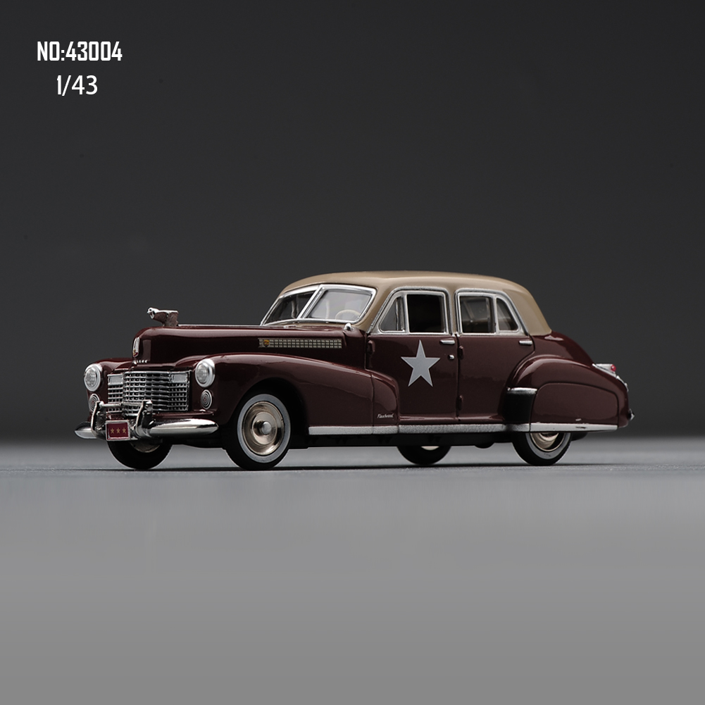 现货GFCC 1/43 合金车模 凯迪拉克 巴顿将军 车模  棕色车身 现货
