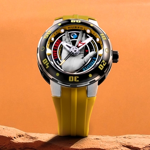 NUBEO星际迷航联名瓦肯举手礼自动机械表6122大表盘夜光限量版