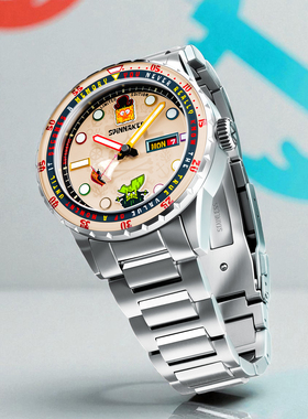 SPINNAKER三角帆海绵宝宝深海大冒险联名限量版自动机械表5171