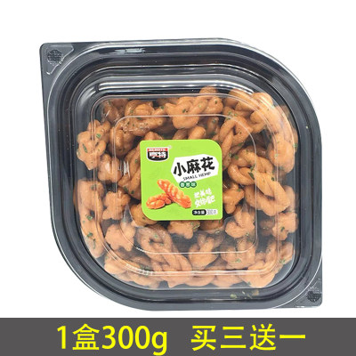 亨特小麻花解馋网红香葱盒装300g