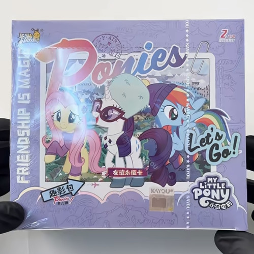 小马宝莉趣影包第6弹整盒原装正品趣影六弹 出CR黑背卡珍奇柔柔