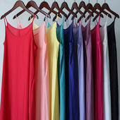 夏季 棉麻女装 丝棉文艺打底吊带背心裙女衬裙宽松内搭小吊带衫 大码