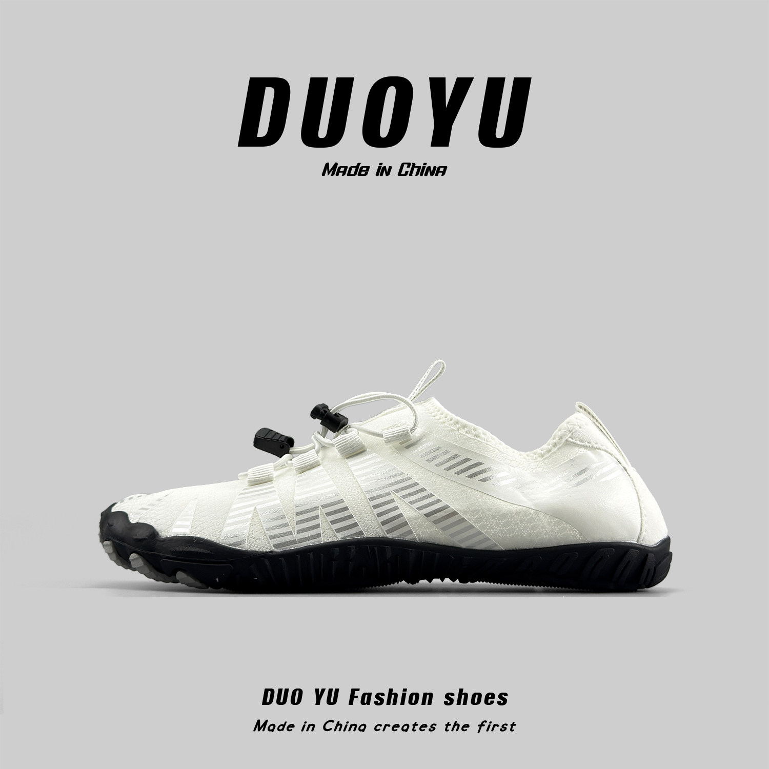 外贸男女赤足透气涉水溯溪鞋排水速干沙滩鞋室内健身举重深蹲网鞋