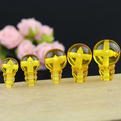 diy星月菩提琥珀散珠葫芦头