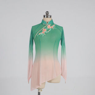 2024年新款胶州秧歌纱衣古典国风练功服舞蹈剧目成人女飘逸演出服