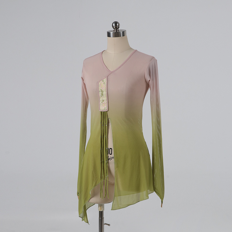 舞依艺库古典舞身韵纱衣练功服装