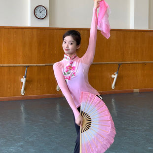 胶州秧歌舞蹈服演出服女古典舞练功服纱衣民间舞艺考成人表演服装