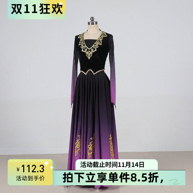 舞依艺库维族舞蹈练习服班服推荐