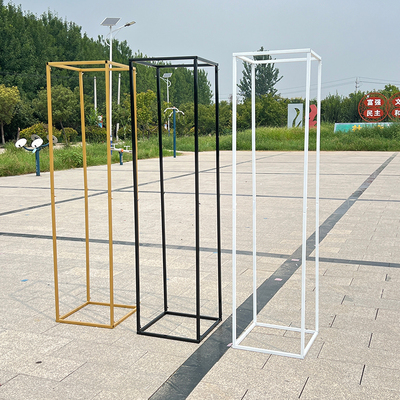 婚庆铁艺方框架子几何路引花架