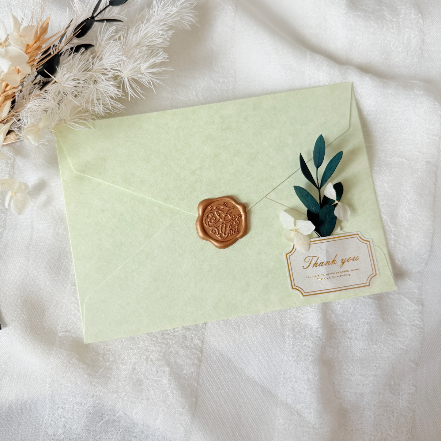 ins风加厚信封信纸套餐高级感浪漫情书信笺火漆祝福明信片会员卡