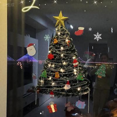 圣诞窗户装饰DIY发光材料包