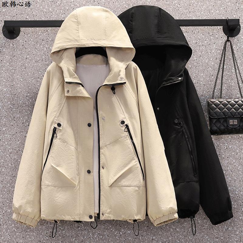 休闲冲锋衣外套女春秋超火减龄洋气上衣2025新款今年流行爆款风衣