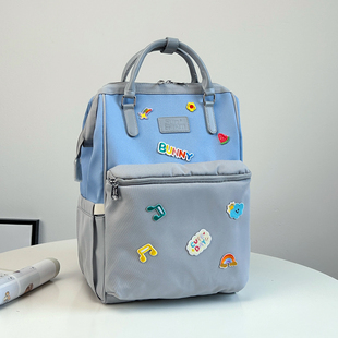 日本妈咪双肩包超大容量母婴外出轻便遛娃包旅行背包时尚防水手提