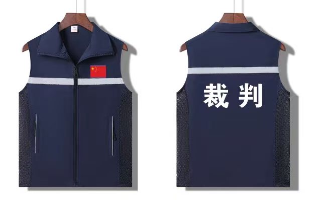 体育赛事志愿者服装裁判教练员马甲定制演唱会运动会工装透气背心图片