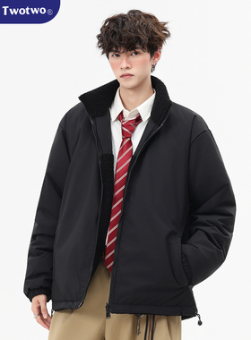 WASSUP TWO TWO复古90鸭绒日系户外石墨烯羽绒服情侣款夹克外套男