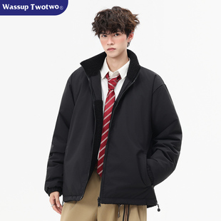 夹克外套男 TWO复古90鸭绒日系户外石墨烯羽绒服情侣款 WASSUP TWO