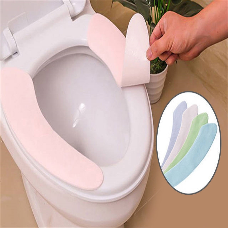 马桶坐垫家用新款坐便器套垫四季通用女孩子马桶垫黏贴式防水垫子