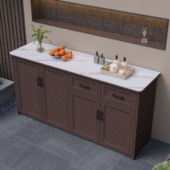 户外阳台铝合金防水防晒鞋 柜置物柜柜储物柜收纳柜庭院室外杂物柜