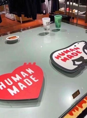 HUMAN MADE cutter mat北极熊爱心切割板隔热水杯垫桌垫装饰摆件