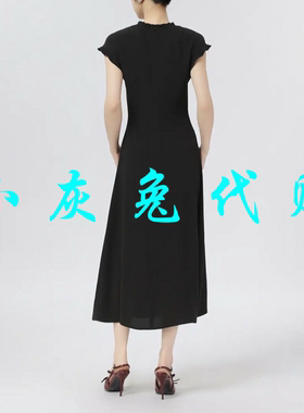 小灰兔2025夏显瘦气质V领无袖连衣裙550009-2073011