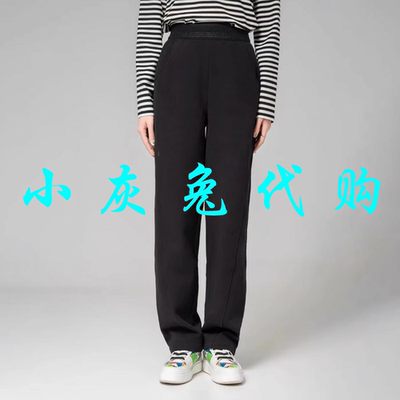 小灰兔代购2025秋新款松紧腰加绒香蕉裤1100490-4238611-001