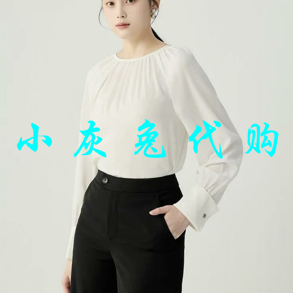 欧阿玛施女装法式简约小钮扣衬衫
