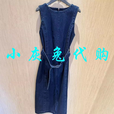 小灰兔2025春新款无袖牛仔连衣裙