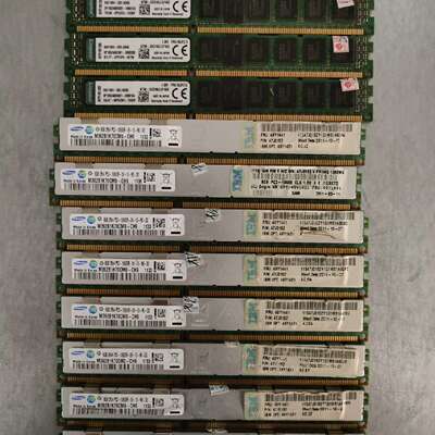 三星8G 2R4 PC3L 10600R 8条，金士顿16g议价