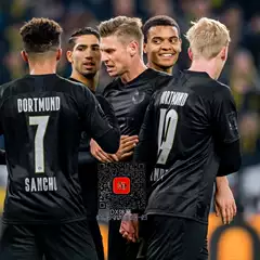 19-20 Dortmund Retro Jersey 110Th Anniversary Commemorative Edition Football Uniform Hakimi