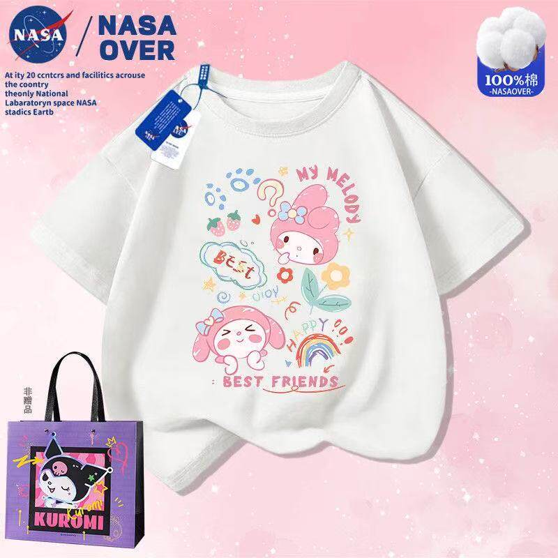 NASA联名美乐蒂纯棉童短袖T恤