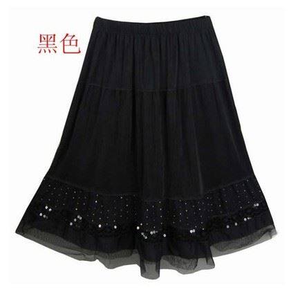 夏季时尚妈妈装冰丝裙子太阳裙中老年女士半身裙中年装广场舞短裙|ruв категории Женская одежда, юбка - от Buy2taobao.com для оказания профессиональной услуги покупки агента Taobao