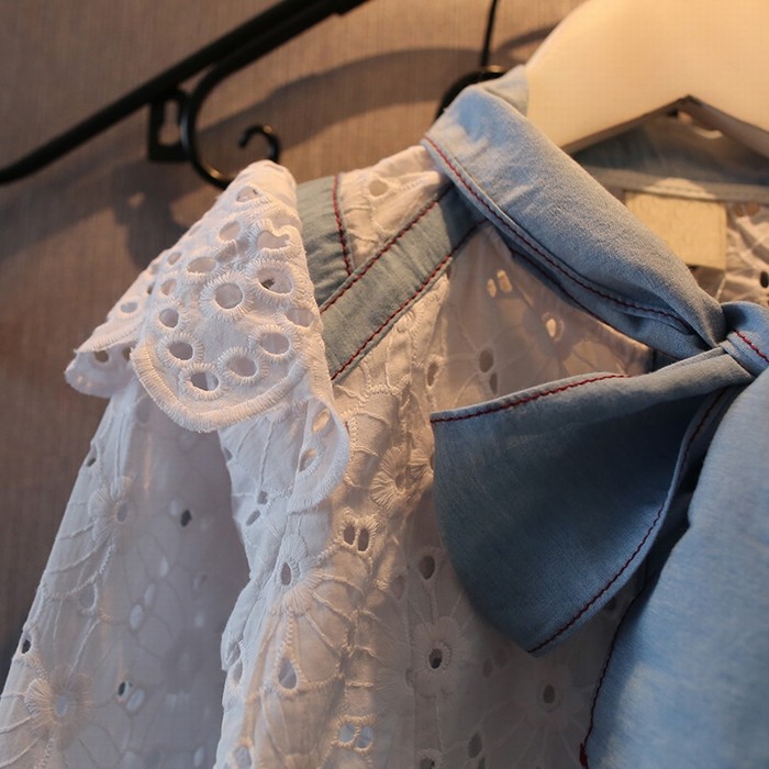 Chemise fille à manche longue - Ref 2086826 Image 3