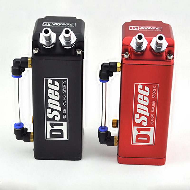 D1-Spec汽车改装机油过滤壶方圆形减少积碳 通用废气机油透气油壶