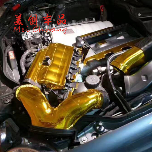 隔热布铝箔棉耐高温自粘贴进气管