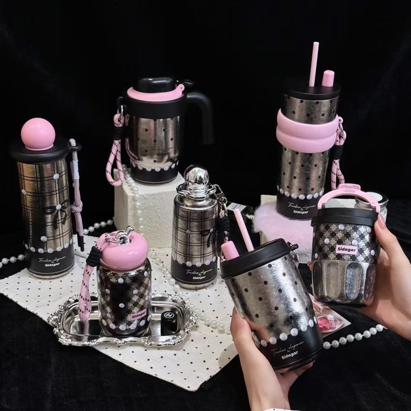 世大家小香风钛杯女生高颜值水杯